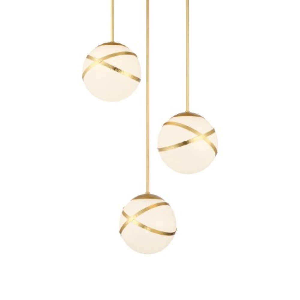 Batignolles – 3 Light Pan Pendant, a Robin Baron Design