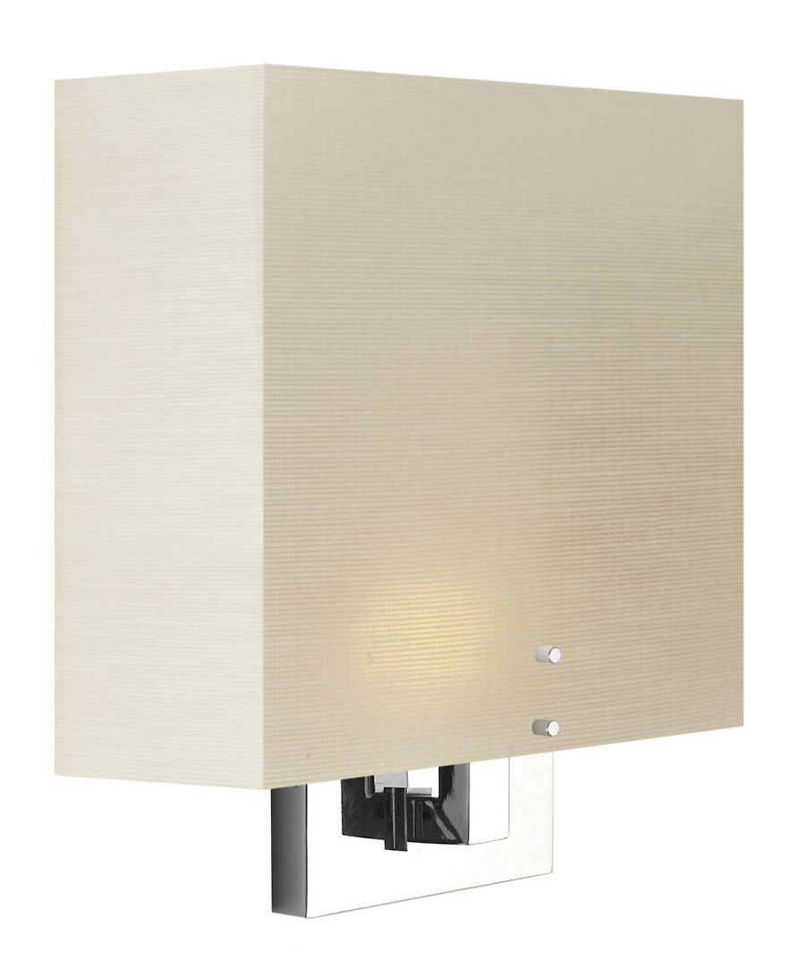 Wall Sconce Zen Frosted White Satin Nickel Max 2x40W E26