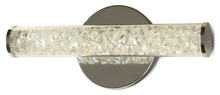 Stone Lighting WS223CRPCLED - Wall Sconce Jazz Crystal Clear Polished Chrome 2.8W Linear 3000K