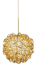 Stone Lighting PD536GOBZX3M - Pendant Kurly Sphere Gold Bronze Hal G4 35W 700lm Monopoint