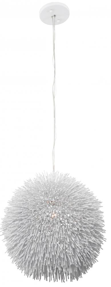 Urchin 1-Lt Pendant - White