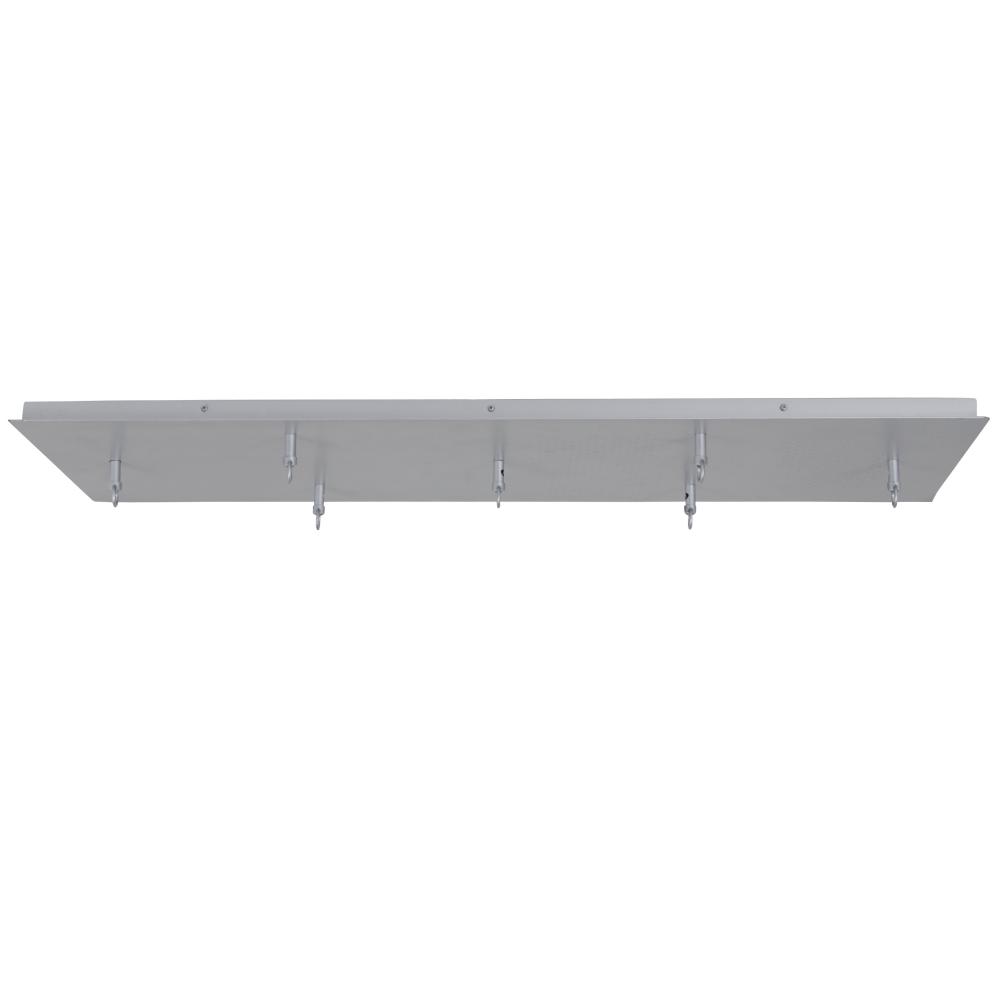 Rectangular 7-Port Canopy - Metallic Silver