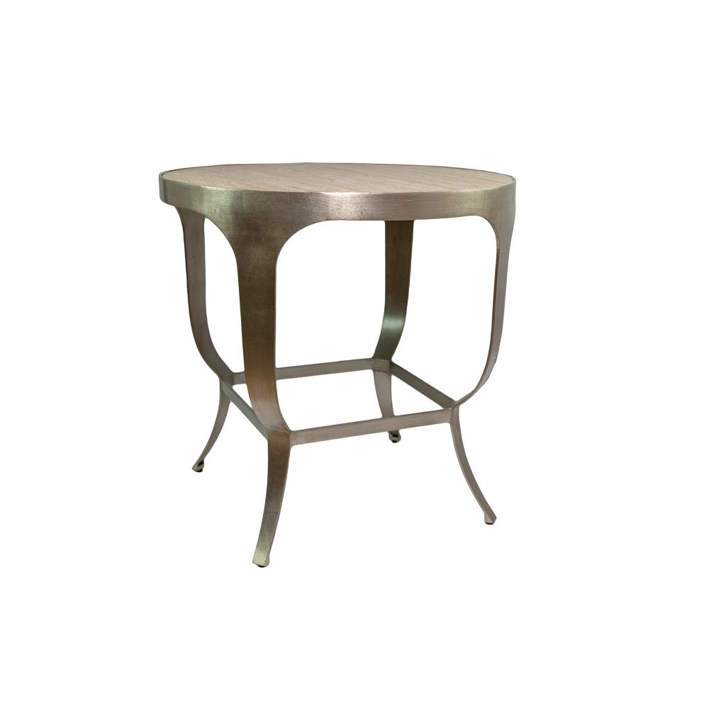 Saint Regis Center Table - Moon Haze Silver Leaf