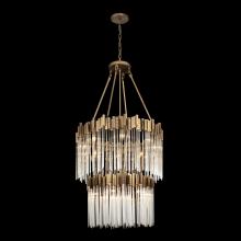 Varaluz 309C14HG - Matrix 14-Lt 2-Tier Chandelier - Havana Gold