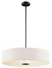 Kichler 42122BK - 24" 3 Light Convertible Pendant Black