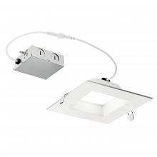 Kichler DLRC06S2790WHT - Direct-to-Ceiling 6 inch Square Recessed 27K LED Downlight in White
