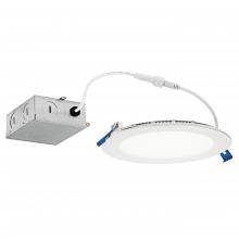 Kichler DLSL06R2790WHT - Direct-to-Ceiling 6 inch Round Slim 27K LED Downlight in White
