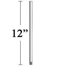 Minka-Aire DR512-BS - 12" Down Rod in Brushed Steel