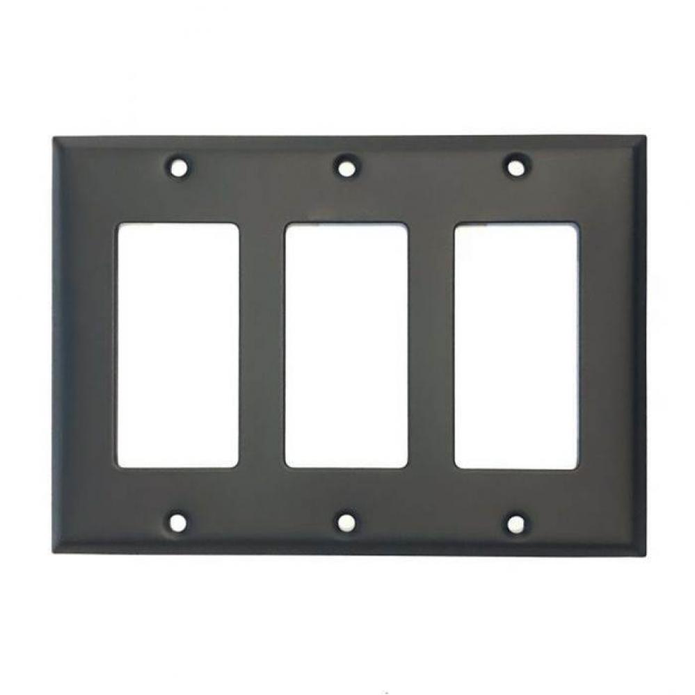 Triple Ground Fault Wall Plate