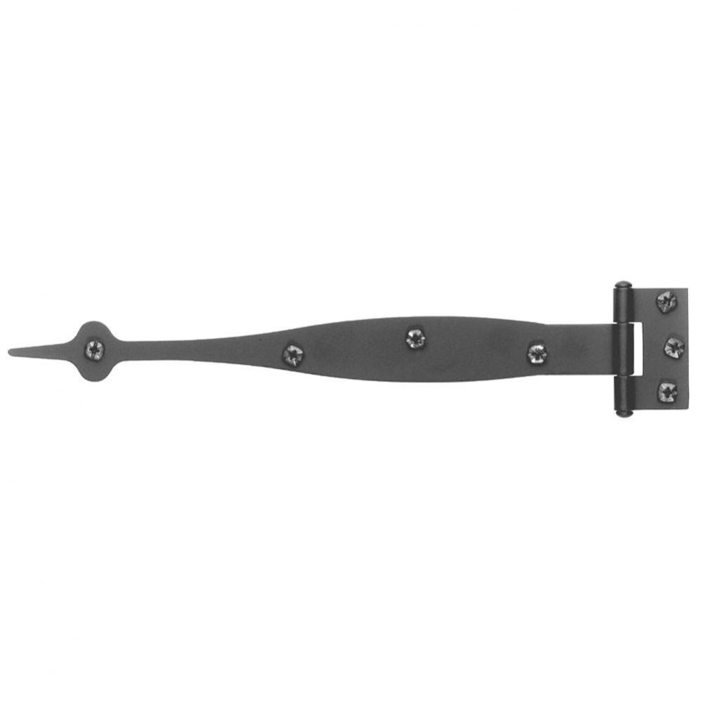 9'' Spear Cabinet Strap Hinge, Flush