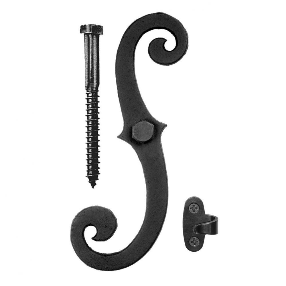 AL74   6-3/4'' Shutter Dog. Wood Only