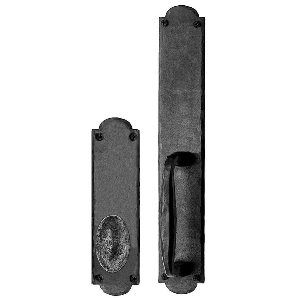 Oregon Handle And Knob Dummy Set, Black