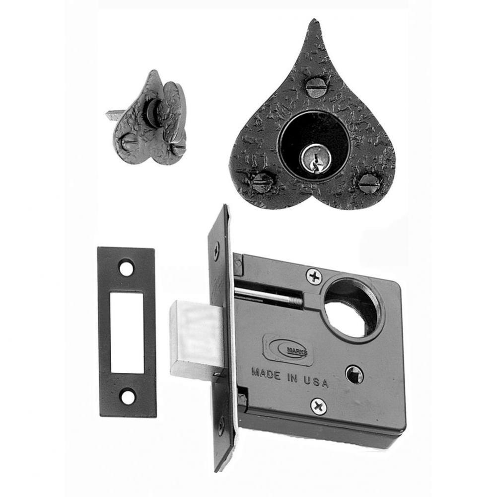 Deadbolt w/ Bean Trim, 2-1/2'' BS