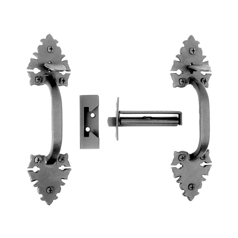 Mortise Latch Set w/Dbl Handles