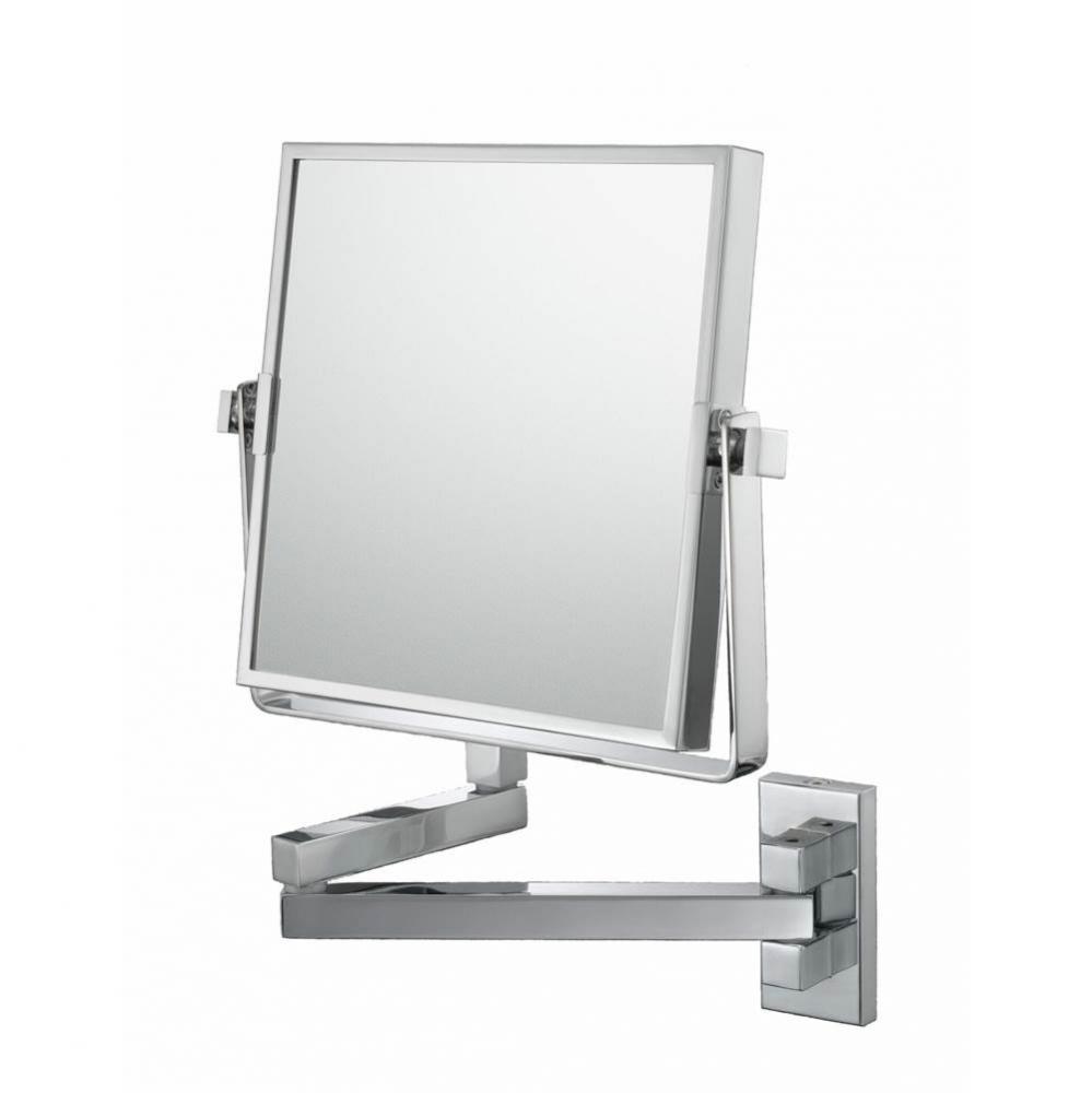 Square Double Arm Wall Mirror