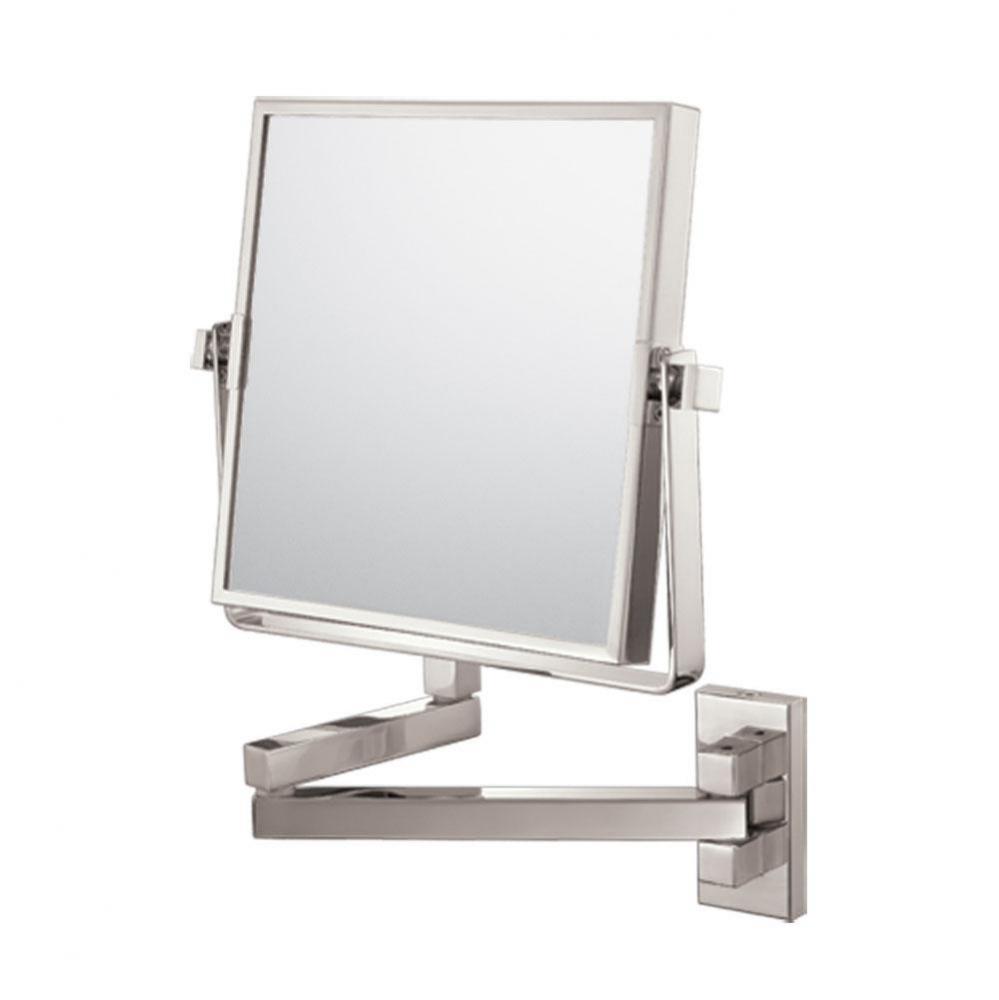 Square Double Arm Wall Mirror