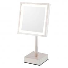 Aptations 713-55-73 - Single-Sided Led Square Freestanding Mirror - Rechargeable