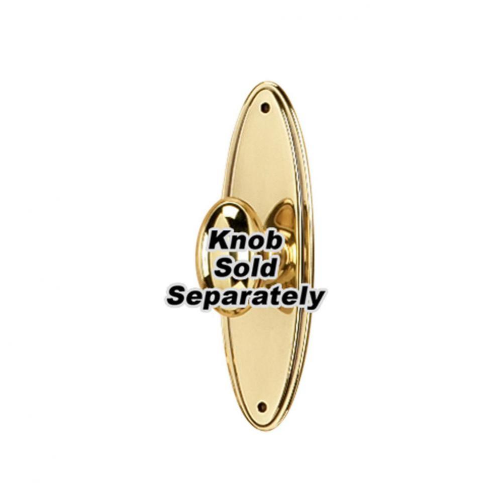 3'' Oval Escutcheon