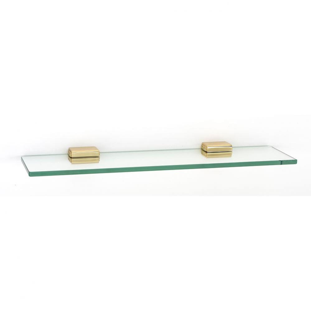 18'' Glass Shelf W/Brackets