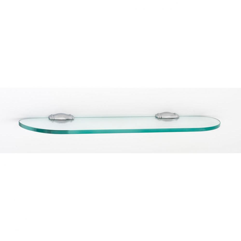 18'' Glass Shelf W/Brackets