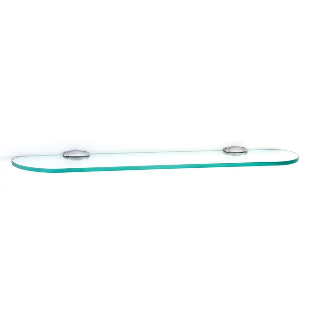 24'' Glass Shelf W/Brackets