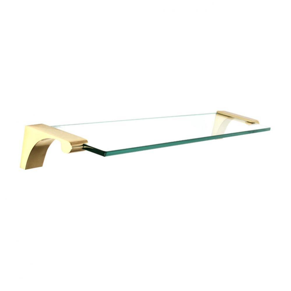 18'' Glass Shelf W/Brackets