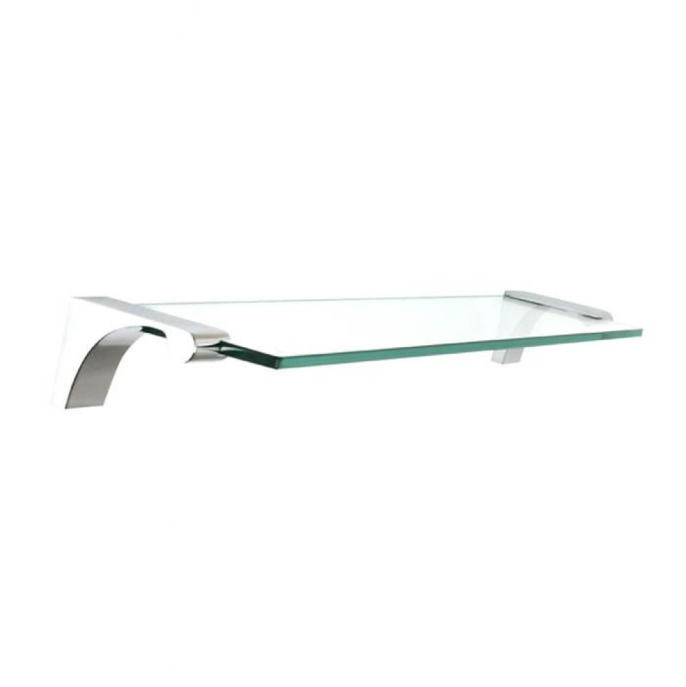 24'' Glass Shelf W/Brackets