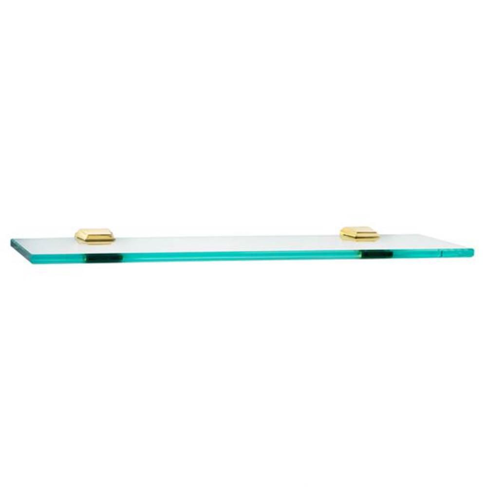 18'' Glass Shelf W/Brackets