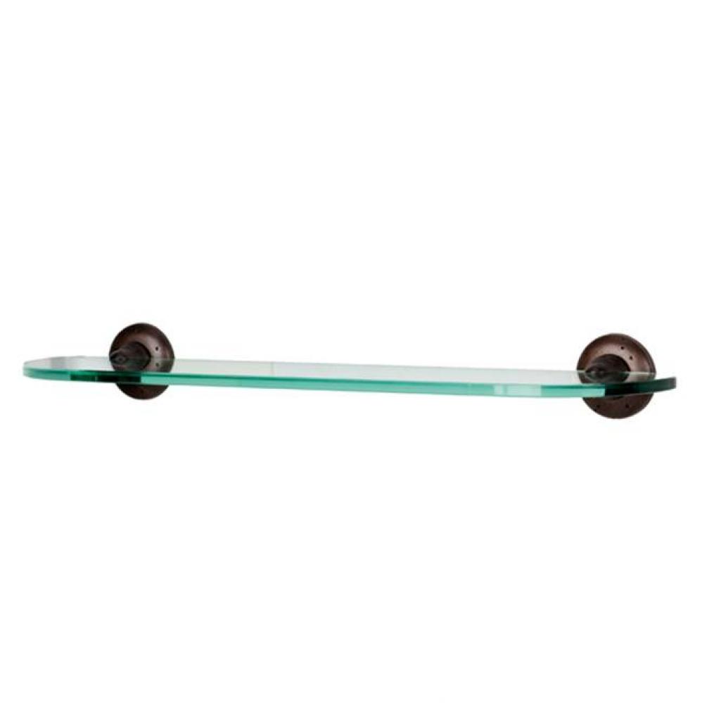 24'' Glass Shelf W/Brackets