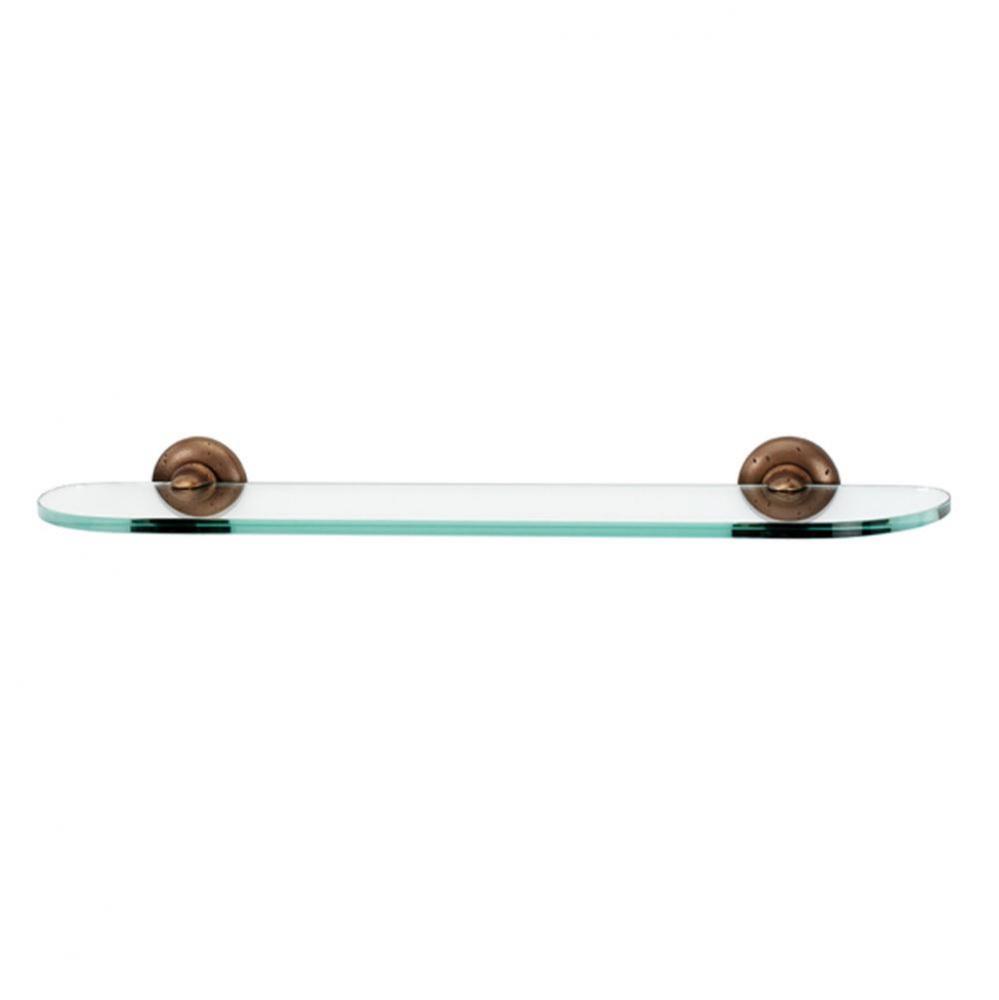 24'' Glass Shelf W/Brackets