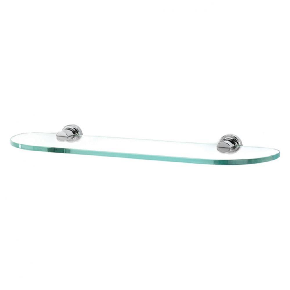 18'' Glass Shelf W/Brackets