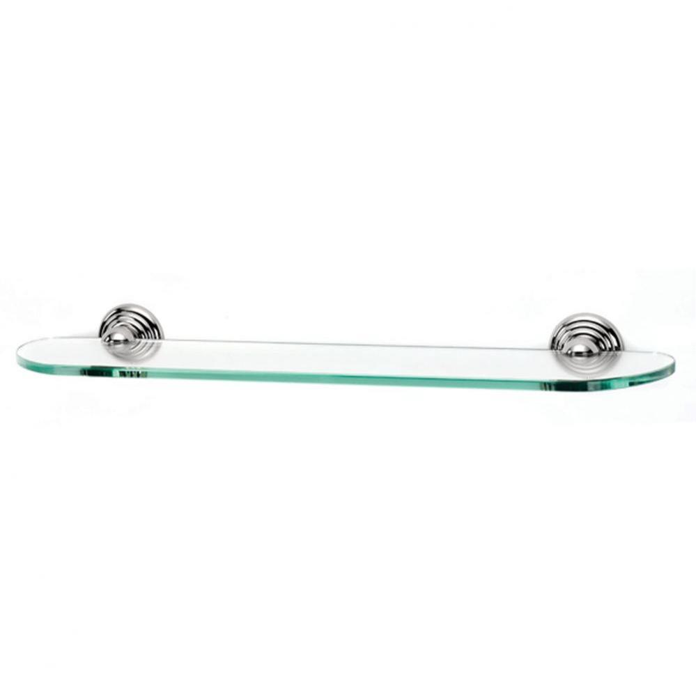 24'' Glass Shelf W/Brackets