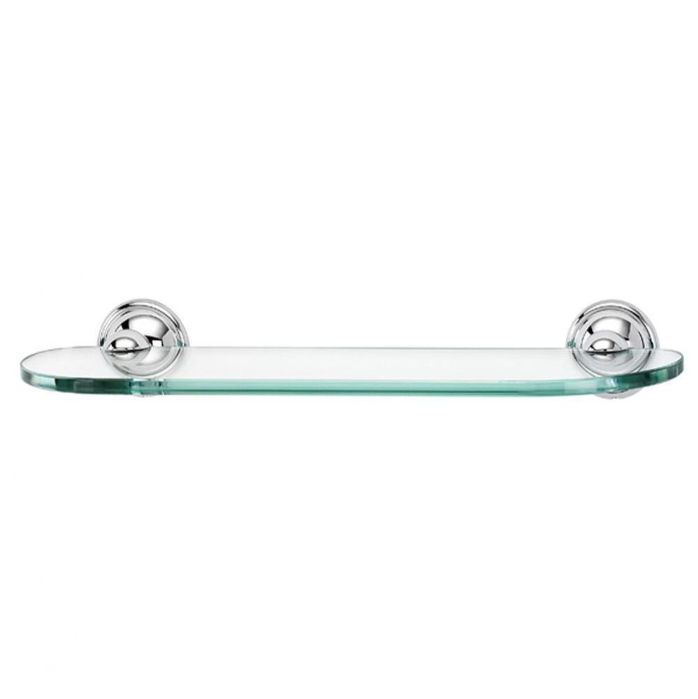 18'' Glass Shelf W/Brackets