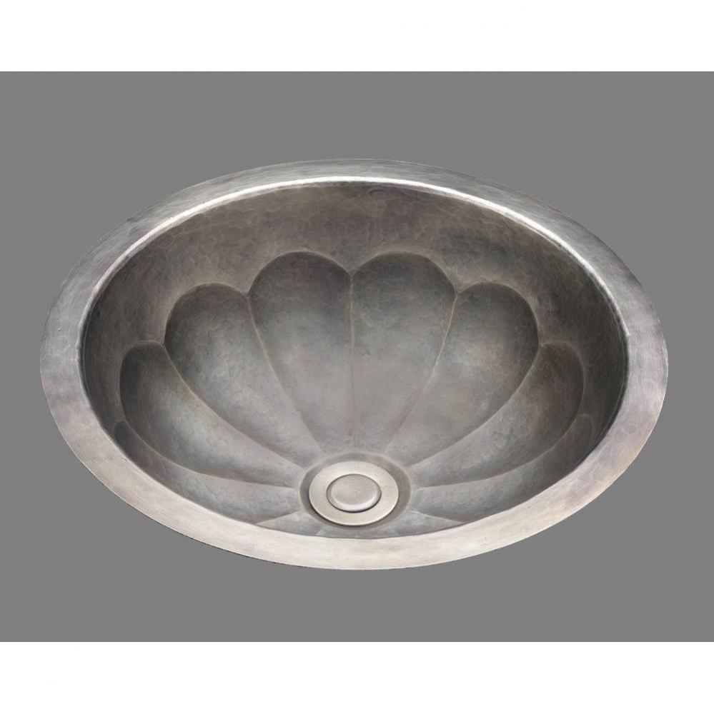 Small Round Lavatory Garland Pattern, Undermount and Drop In