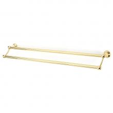 Alno A6625-30-PB - 30'' Double Towel Bar