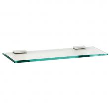 Alno A7550-18-PC - 18'' Glass Shelf W/Brackets