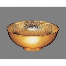Alno B0015G.WB - Large Round Lavatory Garland Pattern, Undermount and Drop In