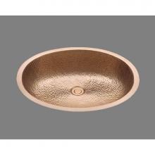 Alno B1417P.PB - Large Oval Lavatory, Plain Pattern, Undermount and Drop In