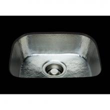 Alno B1513H.WC - D-Bowl Prep Sink Hammertone Pattern, Undermount and Drop In