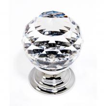 Alno C210-CLR/PC - 1 1/4'' Crystal Knob