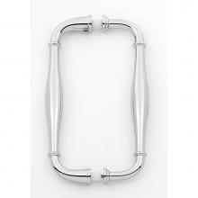 Alno G726-6-PC - 6'' Back To Back Glass Door Pull