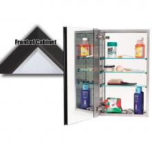 Alno MC30244-BRZ - Stainless Steel Cabinet