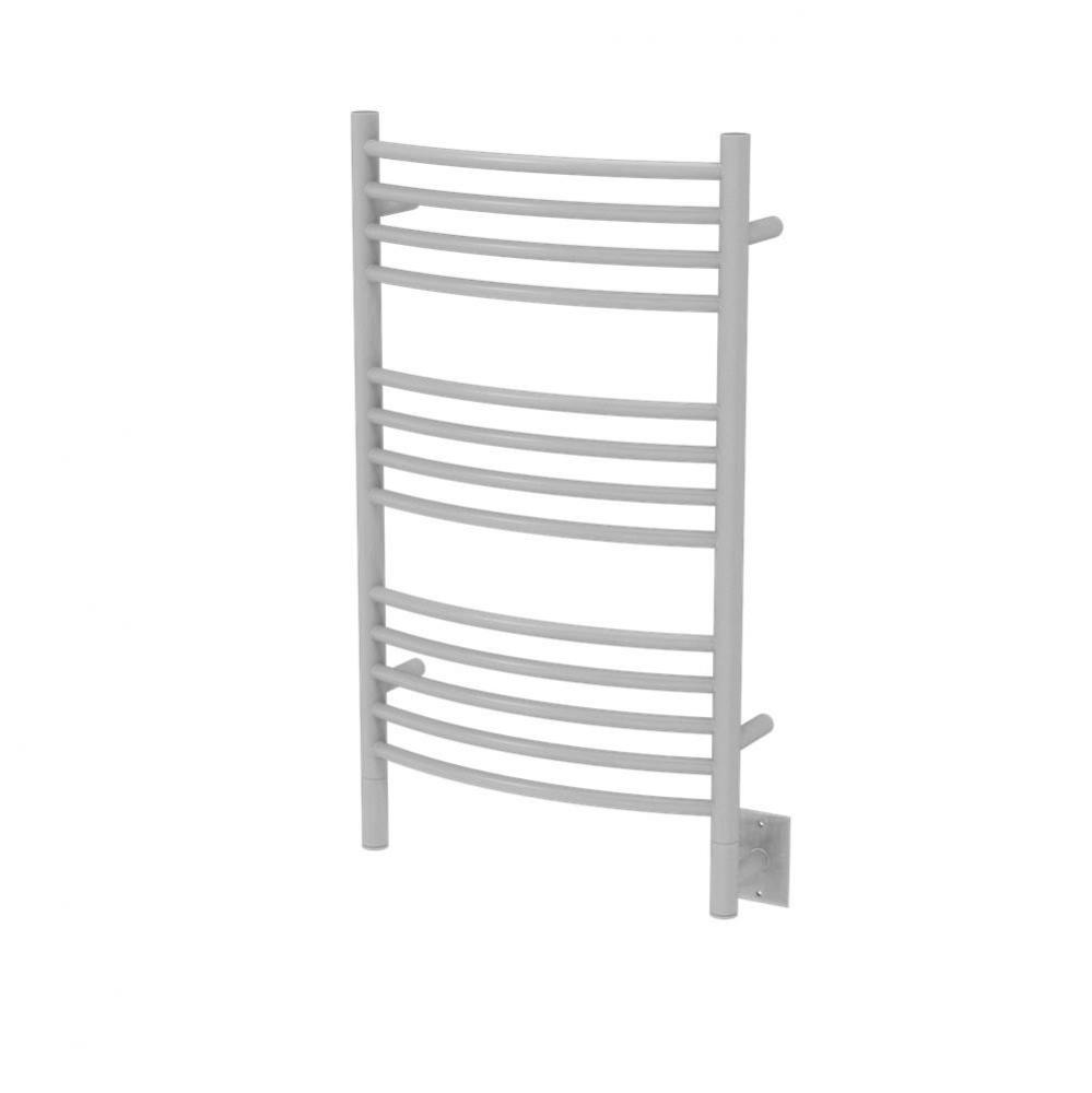 Amba Jeeves 20-1/2-Inch x 36-Inch Curved Towel Warmer, White
