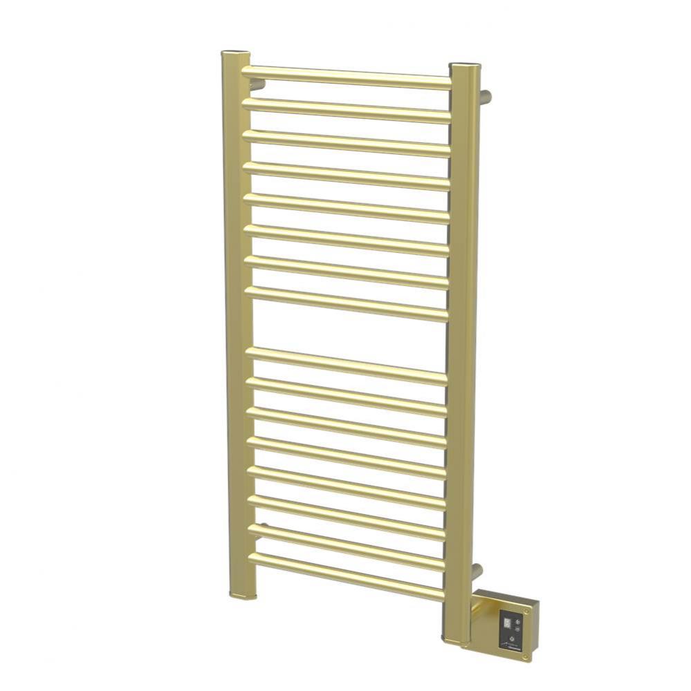 Amba Sirio 21-Inch x 42-5/8-Inch Towel Warmer, Satin Brass