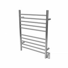 Amba Products RWH-SP-LEFT - Radiant Hardwired (Left Side) Straight 10 Bar Towel Warmer in Polished