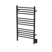 Amba Products CSMB - Amba Jeeves 20-1/2-Inch x 36-Inch Straight Towel Warmer, Matte Black