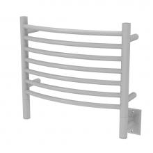 Amba Products HCW - Amba Jeeves 20-1/2-Inch x 18-Inch Curved Towel Warmer, White