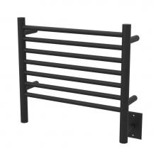 Amba Products HSMB - Amba Jeeves 20-1/2-Inch x 18-Inch Straight Towel Warmer, Matt Black