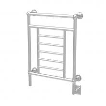 Amba Products T-2536PN - Traditional Model T-2536 8 Bar Hardwired Towel Warmer in Polished Nickel