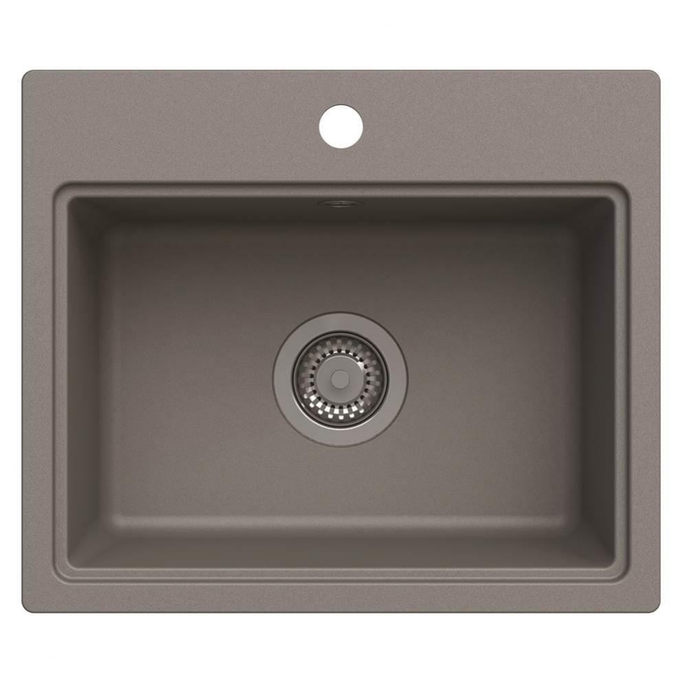 Artisan Composite Dual Mount Single Bowl Sink 